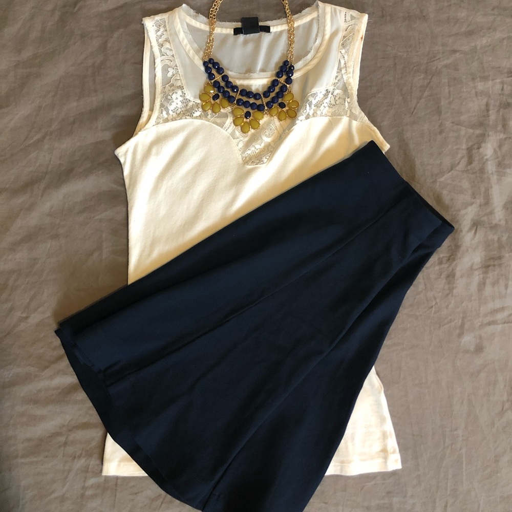 Navy blue Uniqlo Skirt